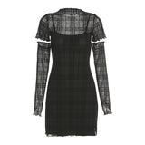 2025 Autumn And Winter New Women's Decoration Height Pocket Hip Fashion Three-Piece Dress 68HZ