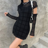 2025 Autumn And Winter New Women's Decoration Height Pocket Hip Fashion Three-Piece Dress 68HZ