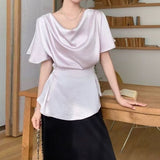 2026 Summer New Korean Fashion Design Temperament Suit Vest + Broad Leg Pants Two-Piece Set In Fashion 68HZ