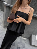 Summer Fashion New Black Sexy Clove Sling Vest 2025 Women's Casual Top 68HZ