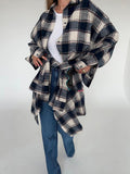 Tig Purified Cotton Loose Long-Sleeved Shirt 2025 New Autumn Fashion Cardigan Women's Clothing 68HZ