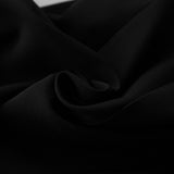 Autumn And Winter Niche Design Feeling Black V-Neck Long Sleeves To Collect Short Skirt Female Commuting Temperament Suit Dress 68HZ