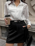 French Commuting Yarn Temperament Collar Shirt 2025 Spring And Summer Fashion New Top Woman 68HZ
