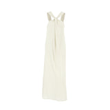 Colorless Sleeveless Hanging Neck Beach Casual Dress 2025 Autumn Fashion Simple New And Ankle Dress Woman 68HZ