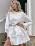 2025 Summer Fashion New White Cotton Dress Women's Waists Thin Dress Women 68HZ