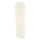 Spring 2025 New Dress Repair Kite Knitted Skirt Fashion New Long Dress 68HZ
