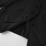 Autumn Niche Design Sense Long Sleeves To Close The Waist To Repair A Skirt Elegant Long Small Suit Coat Woman 68HZ