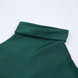 2025 Summer Hanging Neck Skirts Sexy Sleeveless Temperament Fashion Shirts Women's Dress 68HZ