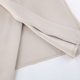 Autumn 2025 New High-End French Champagne Round Neck Irregular Opening Suit Vest Vest Woman 68HZ
