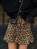 Sexy Leopard-Printed Tute A Trout Skirt With Commuting Skirt 2025 Spring Fashion Casual Skirt 68HZ