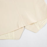 2025 New Beige Cotton Sleeveless Vest Vest Summer Loose Breathable Women's Two Sets 68HZ