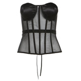 In The Autumn Of 2025, The New Women's Clothing Solid Color Repair Street Fashion Is Wrapped In A Chest-Covered Vest 68HZ