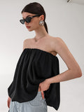 2025 Summer New Pure Style Commuting Bras Small Slings Loose Fashion Luxury Top 68HZ
