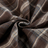 2025 Women's New Trend Chic Autumn Blouse Collar Long Plaid Shirt 68HZ
