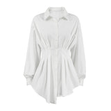 French-Style Self-Healing 100-Folded Long-Sleeved Temperament Shirt 2025 Autumn And Winter Fashion New Women's Clothing 68HZ