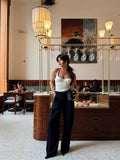2026 Summer Thin Wave Embellishment Of The Small Slinged Female Pure Lusty Hottie Lace Side Small Vest Woman 68HZ