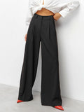 Autumn 2025 New Leisurely Thin Pants Suit Pants Women Commuting High-Waisted Trousers Loose 68HZ