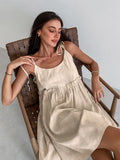 2025 Summer New Sexy Babes With Salt Jacket Loose Cotton A Skirt 68HZ