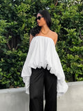 2025 Spring And Summer Fashion White Sexy Temperament Feel Shoulder Braid Personality Casual Street Style New Dress Woman 68HZ