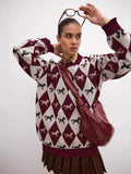 Autumn And Winter Round-Neck Sweater Jacket 2025 New Long-Sleeved Knitted Shirt Hit Colored With A Coat 68HZ