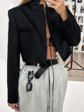 High-End Small Collar Fashion Short Coat 2025 Autumn And Winter New Small Suit Top 68HZ