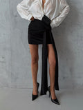 Summer Design Loose Fashion Short Color Clove Skirt French Classic Temperament With Commuting Short Skirt 68HZ