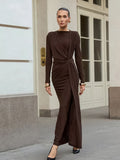 Autumn Design French Dress Dress Dress Female Texture To Feel Skinny Evening Dress 68HZ