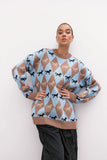 Autumn And Winter Round-Neck Sweater Jacket 2025 New Long-Sleeved Knitted Shirt Hit Colored With A Coat 68HZ