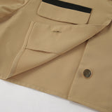 Autumn New Windwear Collar Short-Sleeved Umbilberry Skirt Set 2025 Fashion Two-Piece Women 68HZ