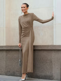 Autumn Design French Dress Dress Dress Female Texture To Feel Skinny Evening Dress 68HZ