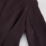 Autumn And Winter Niche Design Sense Deep V Low Chest Long Sleeves Waist Blazer Trousers Two Sets Of Women's Suit 68HZ