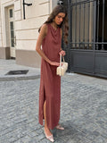 Spring/Summer 2025 New Fashion And Casual Long-Sleeting Dresses High-Simple Lady 68HZ