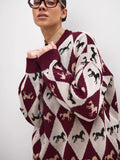 Autumn And Winter Round-Neck Sweater Jacket 2025 New Long-Sleeved Knitted Shirt Hit Colored With A Coat 68HZ