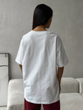Three-Dimensional Love Love Short-Sleeved T-Shirt Women's Summer Round Collar Small New Design Lazy Top 68HZ