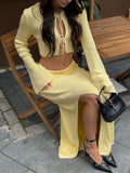 Spice Girls Lazy Belt Women's Spring And Autumn Cream Yellow Rally Half-Sleves Knitted Two-Sleeve 68HZ
