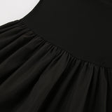 2025 French Round Collar Sleeveless Cover Splicing In-Set Dress Autumn New Long Dress Women's Dress 68HZ