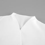 New 2025 Autumn Fashion Temperament Simple V-Neck Cutter Long-Sleeved Short Coat Woman 68HZ