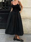 Autumn And Winter New Sling Square A Dress Dress 2025 Fashion Women's Dress 68HZ