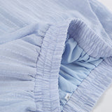 2025 White Cotton Collar Fell Shoulder Sleeve Jacket Hot Pants Set Summer Fashion Commut Women's Two-Piece Set 68HZ