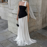 Women's Clothing 2025 Autumn Holiday Style Elegant French Dress Big Fairy Wave Evening Dress 68HZ