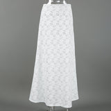Sexy Design Lace Beach Leisure Fishtail Half-Dress Autumn And Winter Temperament White Fashion And Ankle Skirt Woman 68HZ