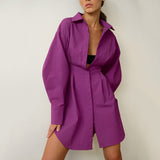 2025 Spring Women's Dress French Shirt With Waist Temperament Slim Long Sleeves Retro Niche Dress 68HZ