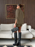 Vintage Cassette Top Shorts Set Of Female Niche Design Feel Sleeveless Collared Vest Two-Piece 68HZ