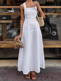 Summer Fashion Temperament Relaxed Hanging Neck Sexy Black Dress French Elegant Show-Back Women's Short Dress 68HZ