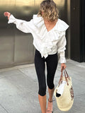 Autumn And Winter New High-Waisted Raised Hips Thin Elastic Seven-Point Pants 2025 Trousers Women's Yoga Pants 68HZ