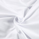 French White Irregularly Side-Sleeved Knitted T-Shirt 2025 Fashion New Woman 68HZ
