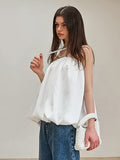 2025 Summer New Pure Style Commuting Bras Small Slings Loose Fashion Luxury Top 68HZ