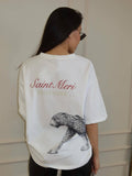 2026 Summer New Leopard Print Short-Sleeved Women New Leisure Free Letter Print T-Shirt Tide 68HZ