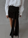Summer Design Loose Fashion Short Color Clove Skirt French Classic Temperament With Commuting Short Skirt 68HZ
