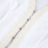 2025 Summer New Cotton Splicing Lace Jersey Sleeveless Top French Comfortable Simple Vest Vest 68HZ